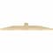 Ekena Millwork Portland Rough Sawn Timber Gable Bracket, Douglas Fir, 48"W x 8"H x 2"D x 4"F, 4/12 Pitch GBW048X08X0204POR00RDF - alternate 3